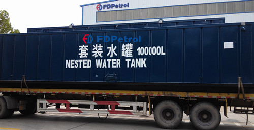 Nested water tank