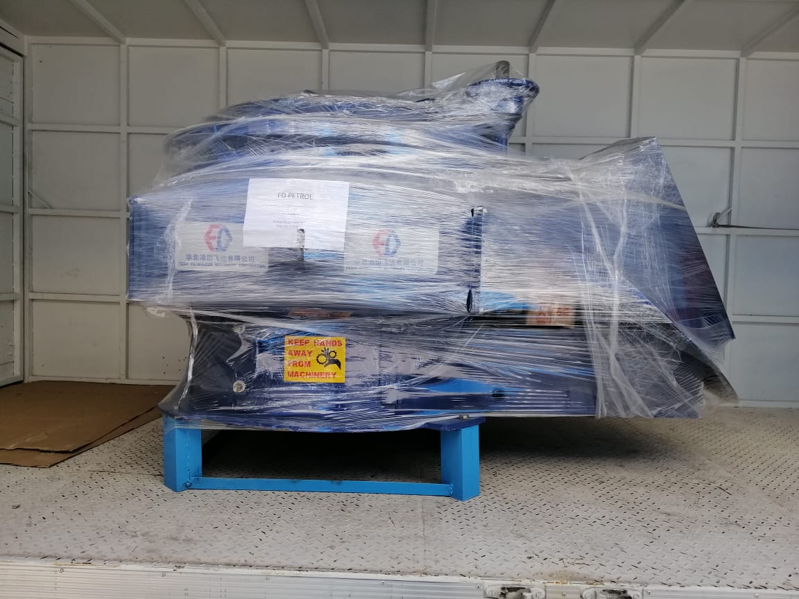 Cuttings Dryer Airfreighted to Africa Jobsite(图1) SGL-02 Vertical cuttings dryer